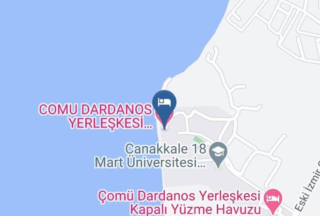 Canakkale - Comu Dardanos Yerleskesi Uygulama Oteli Maps