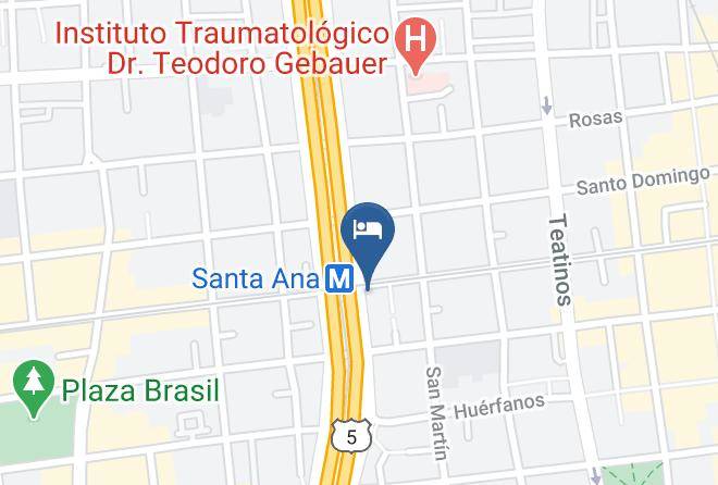 Santiago - Comunidad Edificio Santa Ana Capital Maps