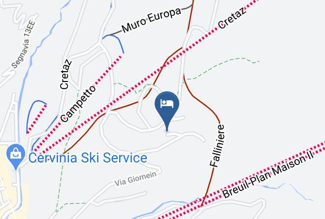 Comunione Residence Cervinia Due Map