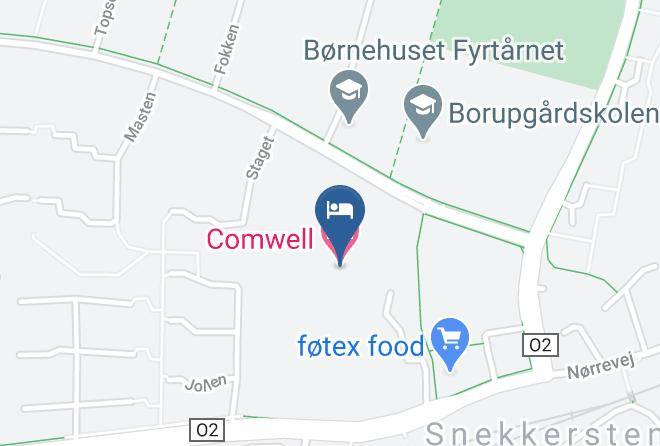 Snekkersten - Comwell Borupgaard Maps