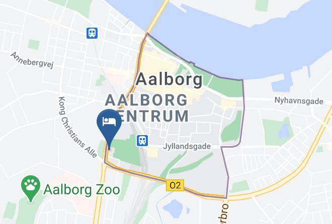 Aalborg - Comwell Hvide Hus Aalborg Maps