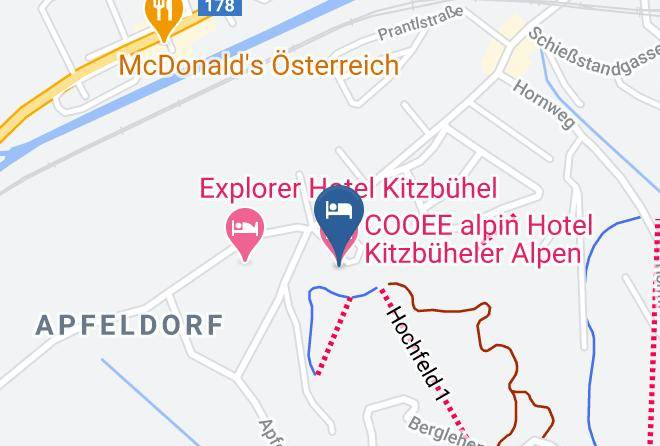 Kitzbuhel - Cooee Alpin Hotel Kitzbuheler Alpen Maps