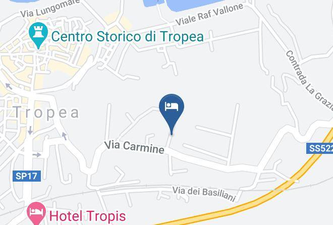Vibo Valentia - Cooee Michelizia Tropea Resort Maps