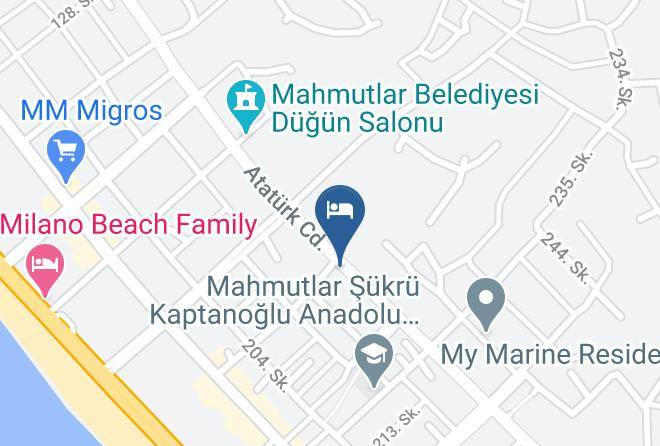 Cooks Club Alanya Map