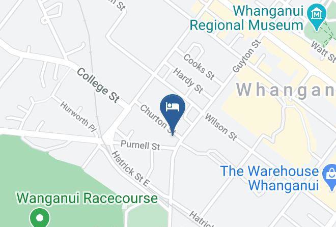 Whanganui - Cooks Gardens Motor Lodge Maps