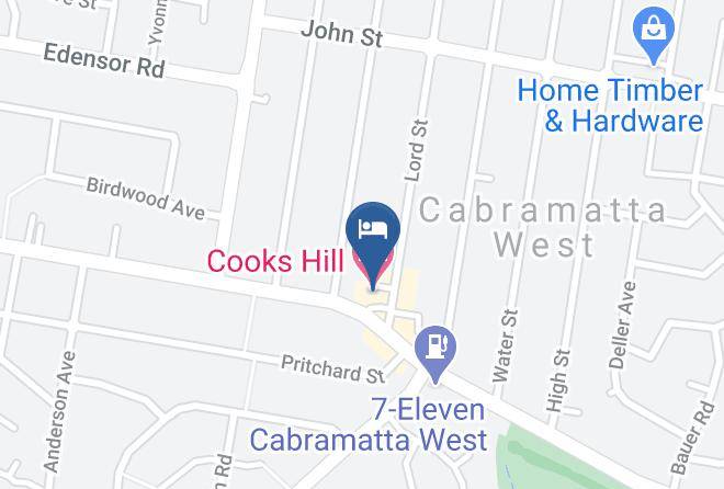 Fairfield - Cooks Hill Hotel Maps