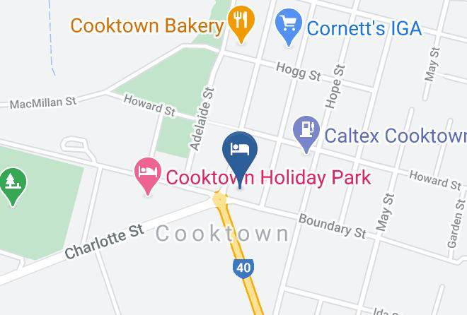 Cook - Cooktown Motel Maps