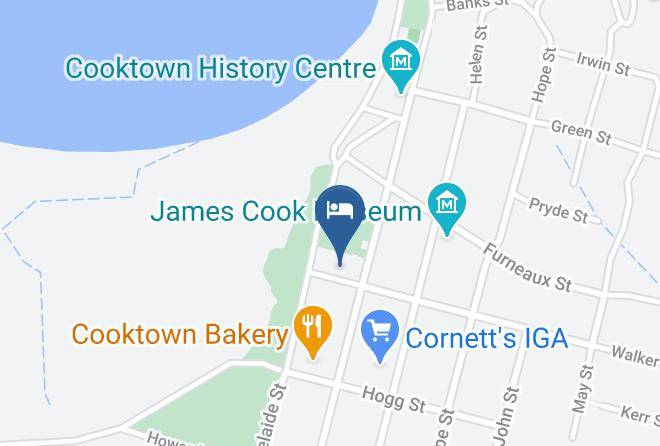 Cooktown Orchid Travellers Park Map