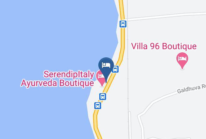 Galle - Cool Beach Hotel Maps