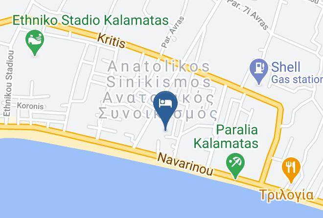 Messinia - Cool Blue Maps