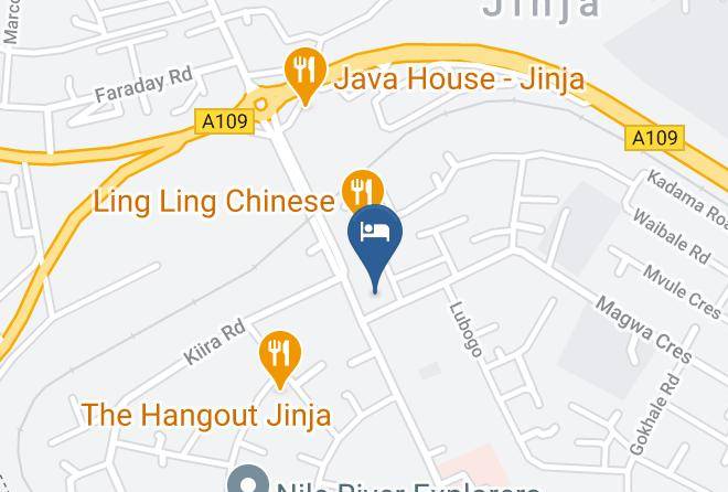 Jinja Municipality - Cool Breeze Hotel Maps
