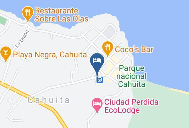 Talamanca - Cool Relax Cahui Maps
