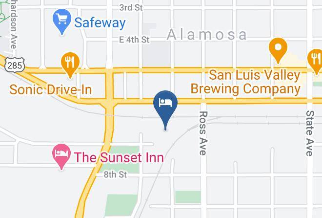 Alamosa - Cool Sunshine Rv Park Llc Maps