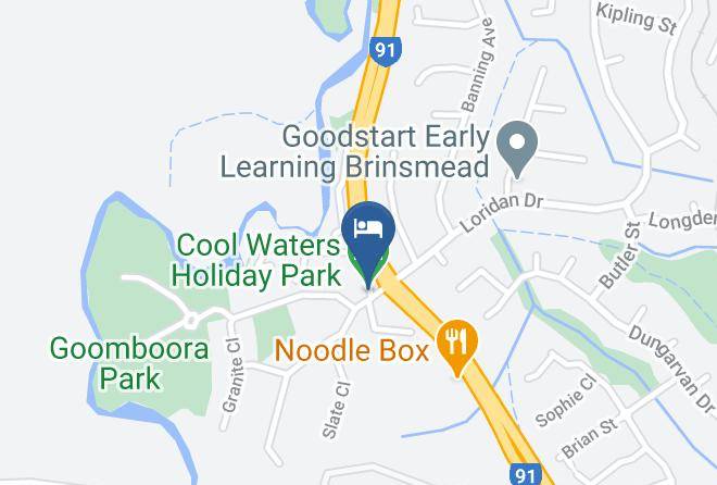 Cairns - Cool Waters Holiday Park Maps
