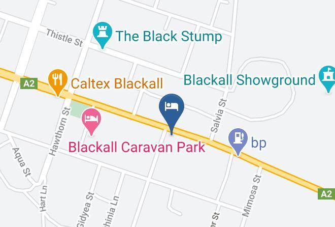 Blackall Tambo - Coolibah Motel Maps