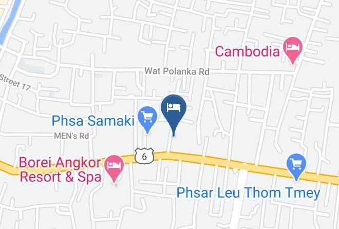 Coolland Residence & Spa Karte - Siem Reap - Siem Reab Town