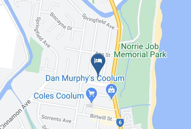 Coolum Beach Getaway Resort Map