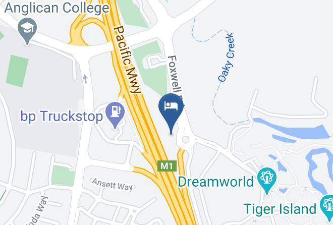 Gold Coast - Coomera Motor Inn Maps