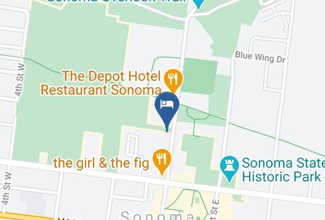 Sonoma - Cooperage Inn Maps