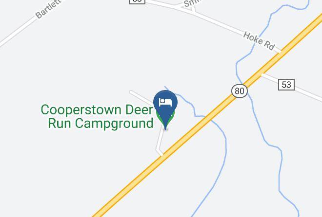Otsego - Cooperstown Deer Run Campground Maps