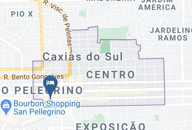 Caxias Do Sul - Coophotel Maps