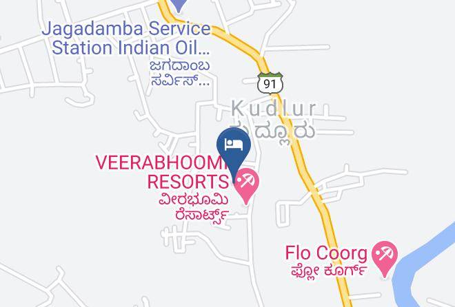 Somvarpet - Coorg Hallimane Resort Maps