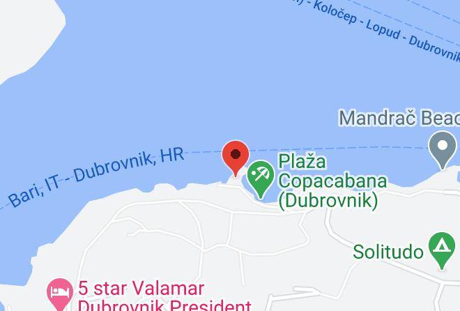 Dubrovnik - Copacabana Beach Maps