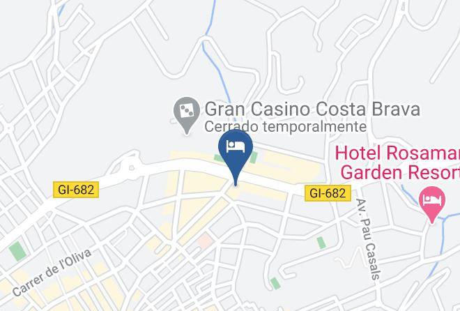 Girona - Hotel Copacabana Maps