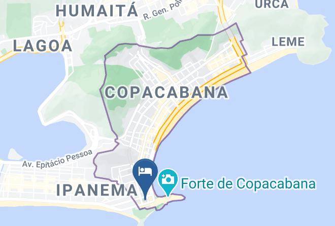 Rio De Janeiro Acabana - B&B Hotel Rio De Janeiro Copacabana Forte Maps