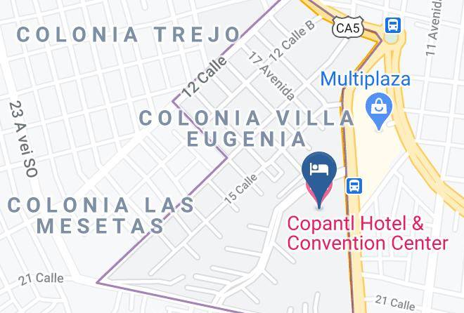 San Pedro Sula - Copantl Hotel & Convention Center Maps