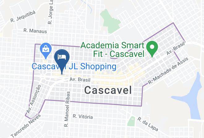 Cascavel - Copas Executive Hotel Maps