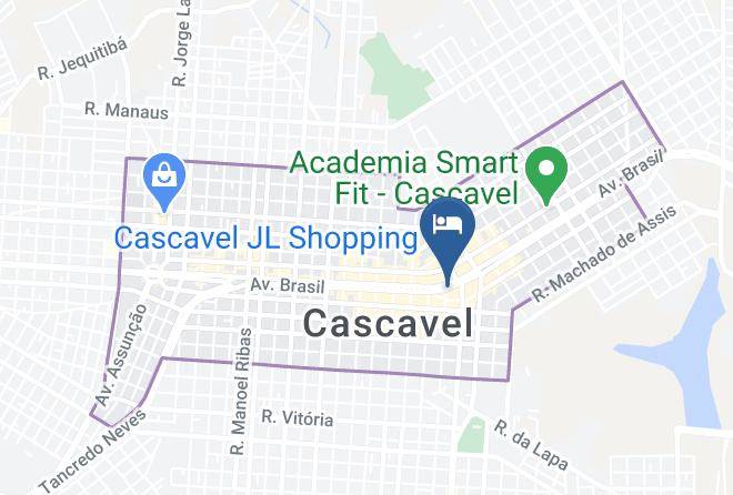 Cascavel - Copas Verdes Hotel Maps
