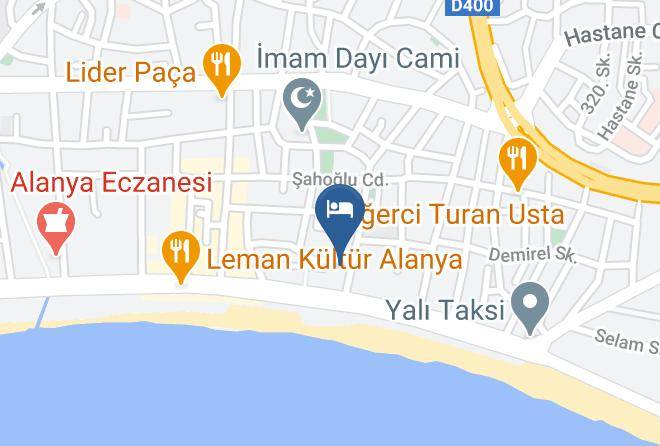Alanya - Hotel Copenhagen Alanya Maps
