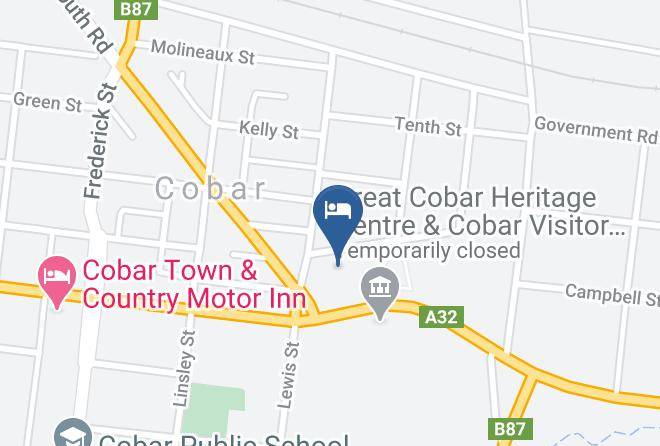 Cobar - Copper City Hotel Maps