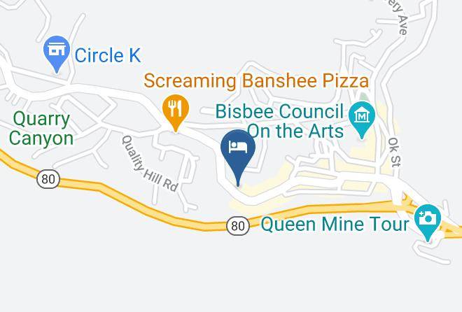 Cochise - Copper City Inn Maps