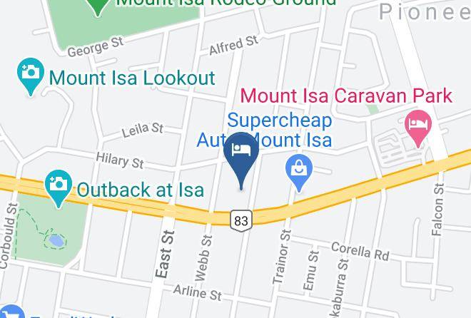 Mount Isa - Copper City Motel Maps