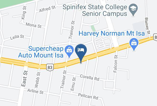 Mount Isa - Copper Gate Motel Maps