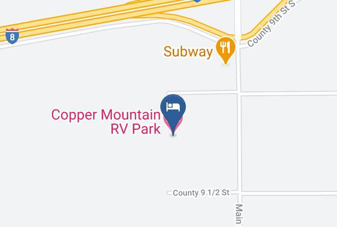 Yuma - Copper Mountain Rv Park Maps