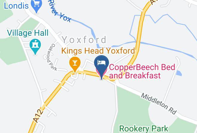 Suffolk - Copperbeech Bed And Breakfast Maps