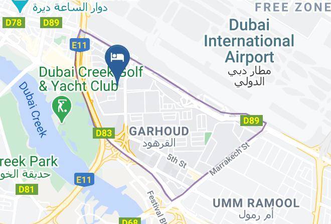 Dubai - Copthorne Airport Hotel Maps