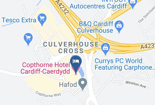 Vale Of Glamorgan - Copthorne Hotel Cardiff Caerdydd Maps
