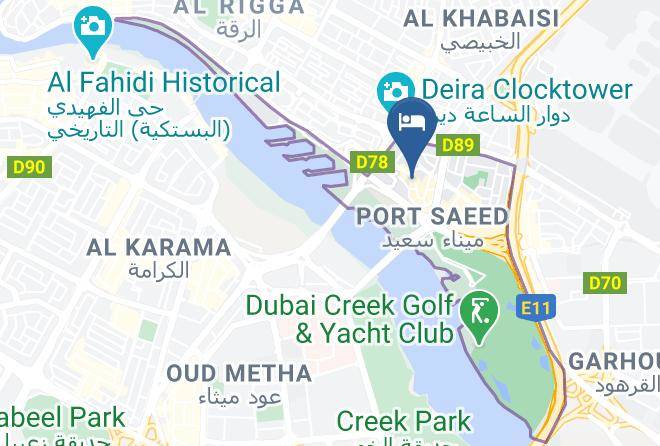 Dubai - Copthorne Hotel Dubai Maps