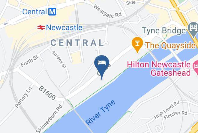 Newcastle Upon Tyne - Copthorne Hotel Newcastle Maps