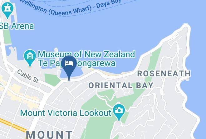 Wellington - Copthorne Hotel Wellington Oriental Bay Maps