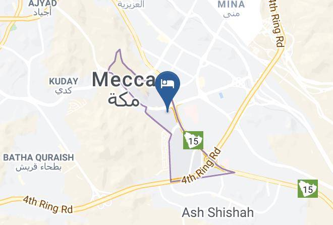 Mecca - Millennium Makkah Al Naseem Hotel Maps