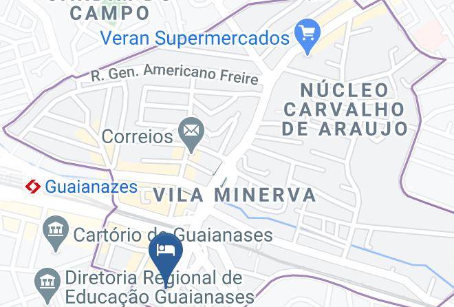Sao Paulo Guaianases - Coqueiros Hotel Maps