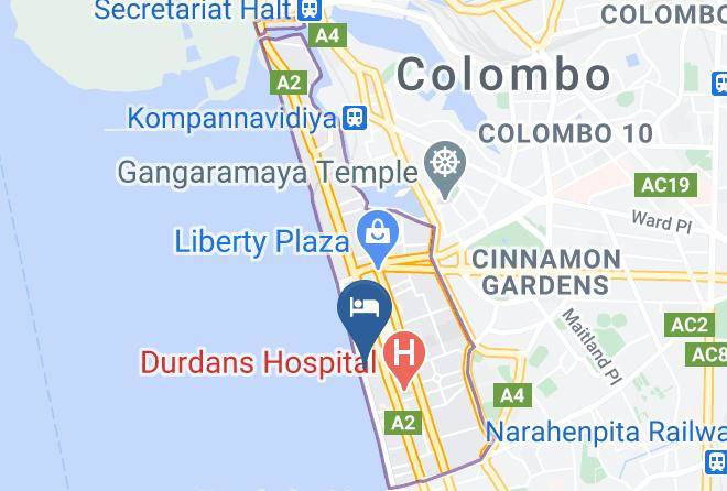 Colombo - Coral Breeze Colombo Maps
