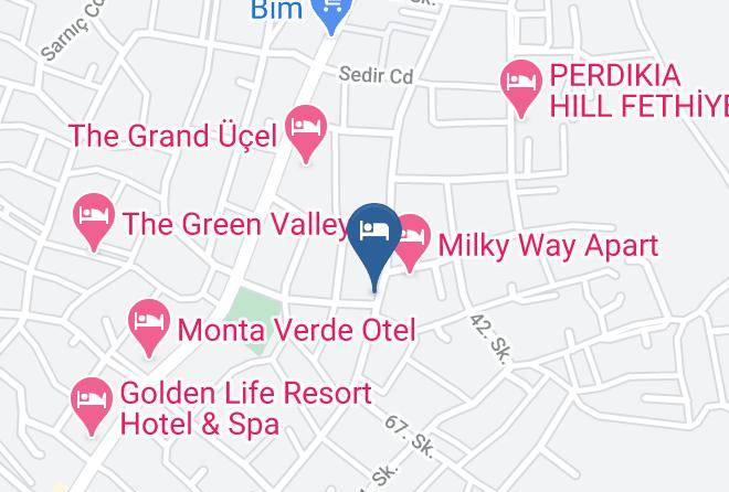 Fethiye - Coral Butik Hotel Maps