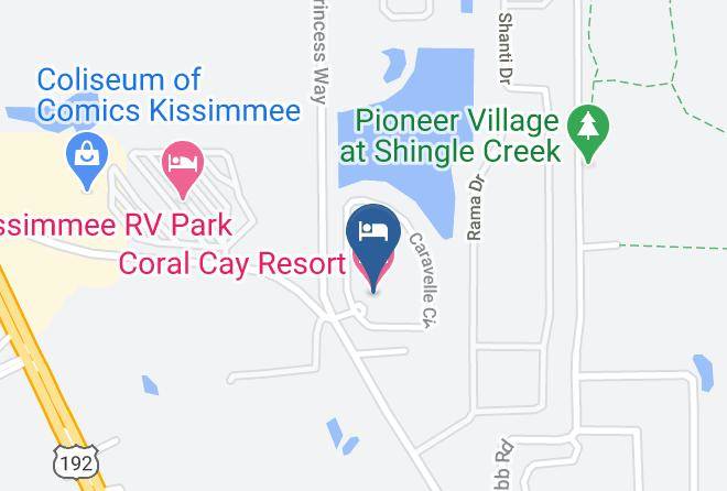 Osceola - Coral Cay Resort Maps