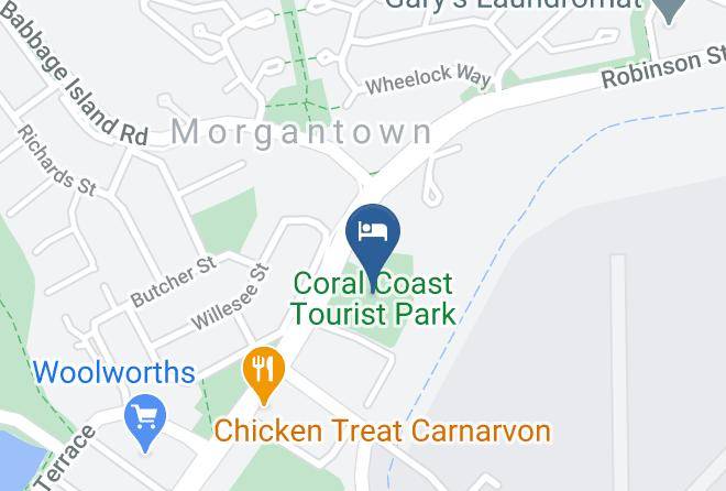Carnarvon - Coral Coast Tourist Park Maps